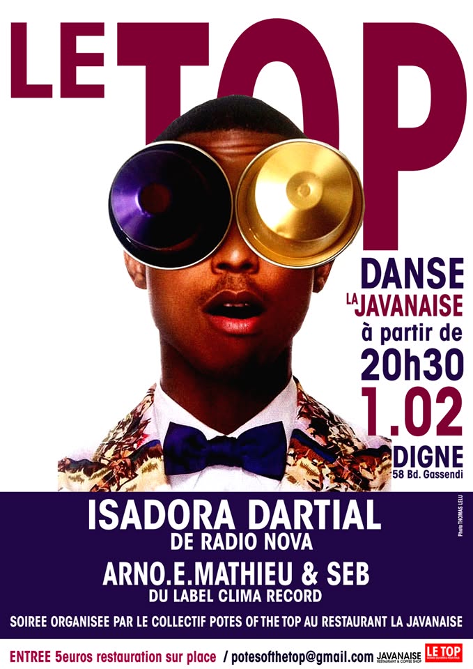 Affiche danse javanaise au TOP