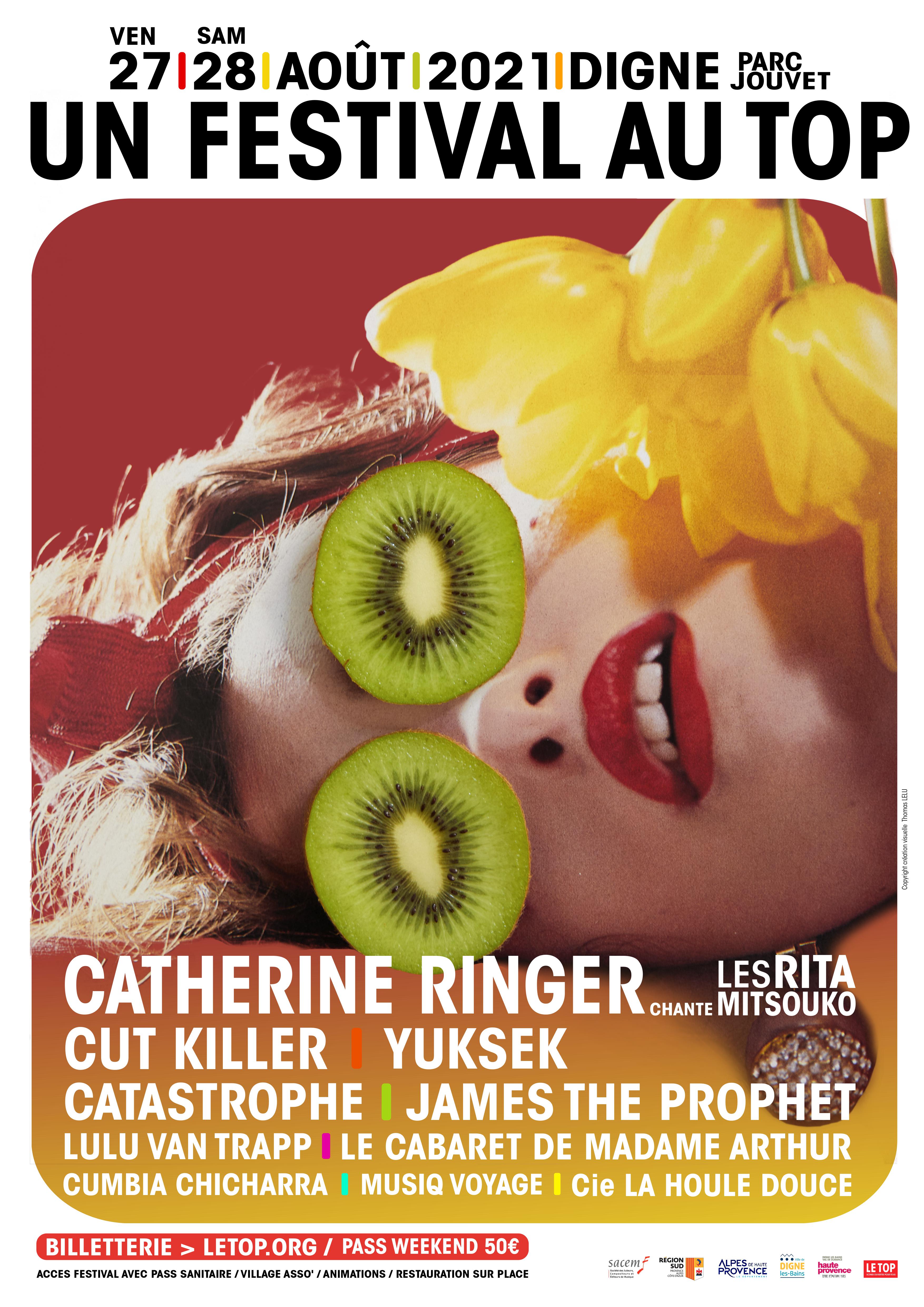 Affiche du Festival AU TOP 2021