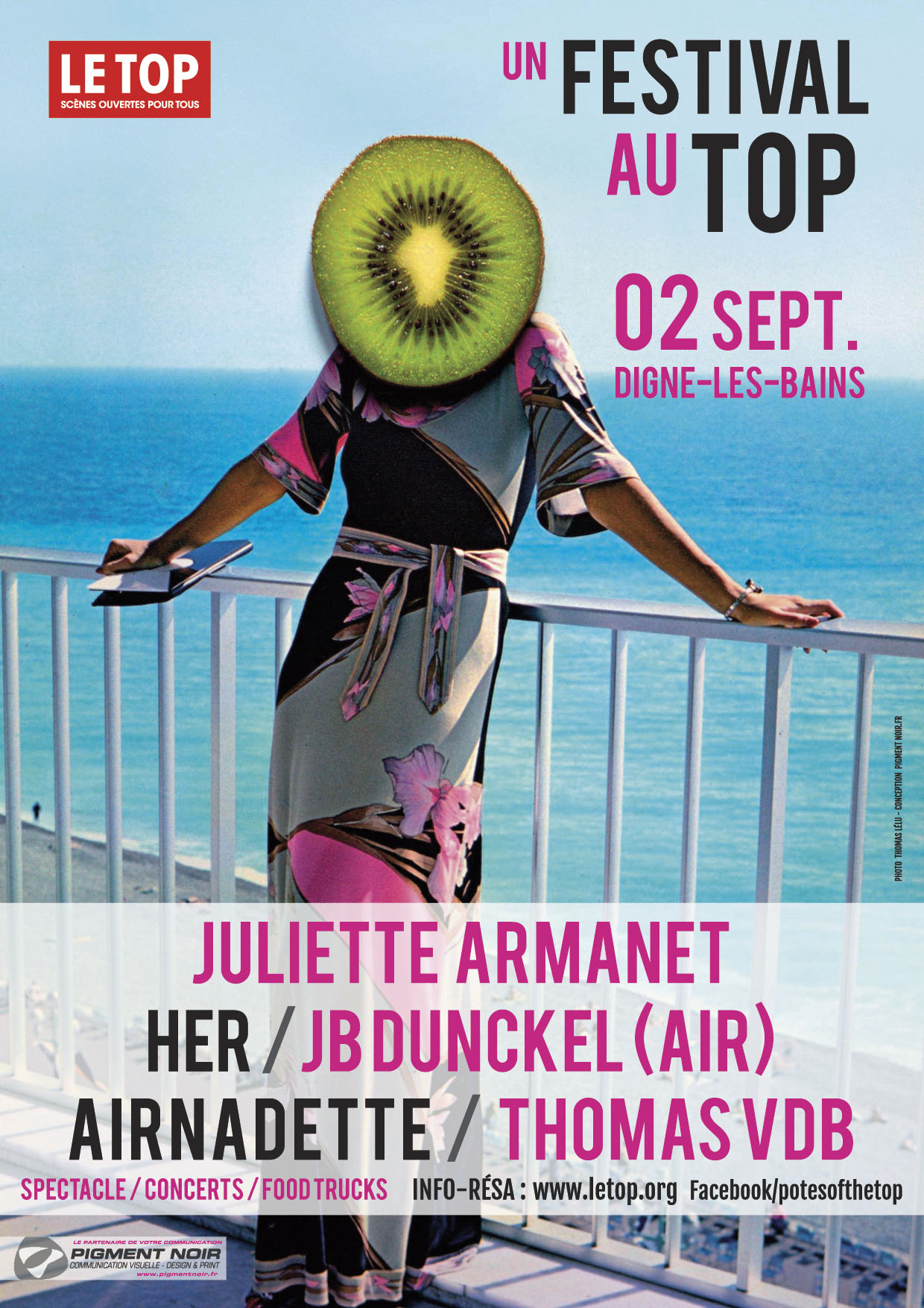 Affiche du Festival AU TOP 2023