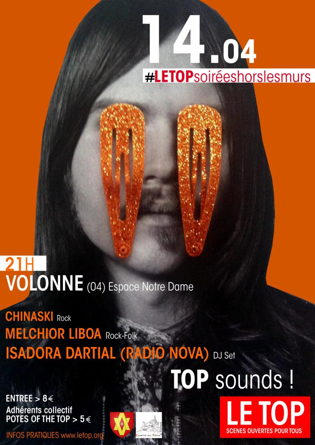 Affiche TOP sounds à Volonne